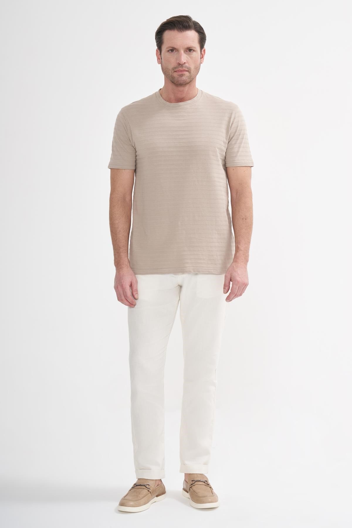 İntersivin Bej  T-Shirt - BRŞ-03