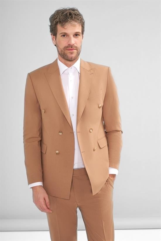 İntersivin Camel Takım Elbise - 801K-04