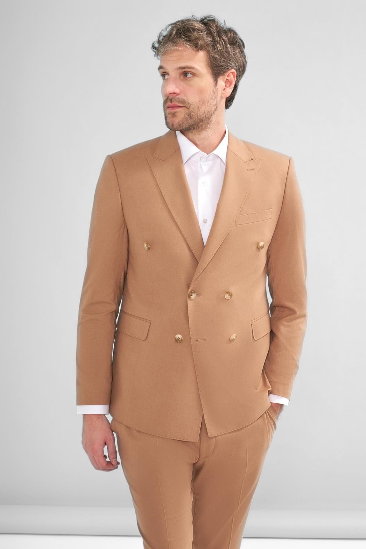 İntersivin Camel Takım Elbise - 801K-04