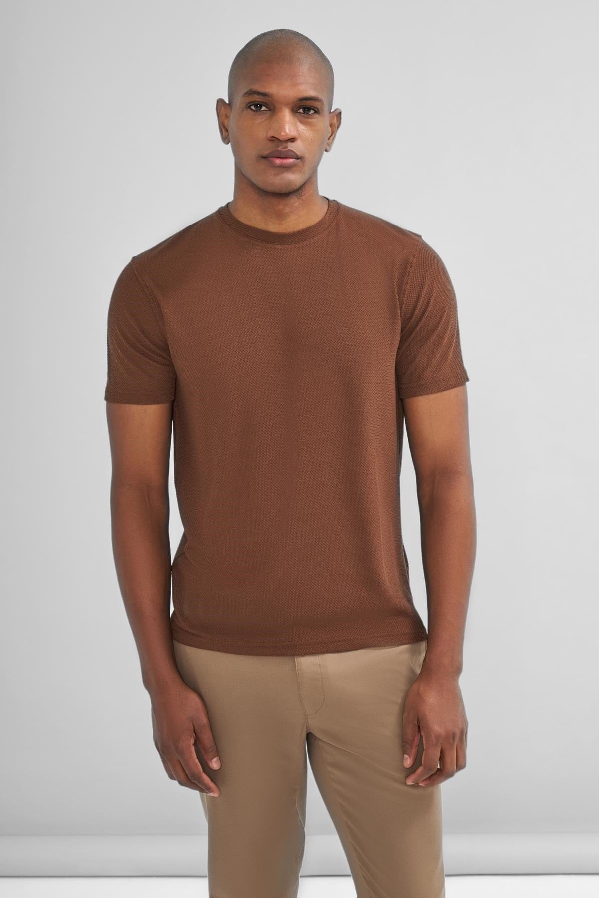 İntersivin Kahverengi Tshirt - BRŞ-04