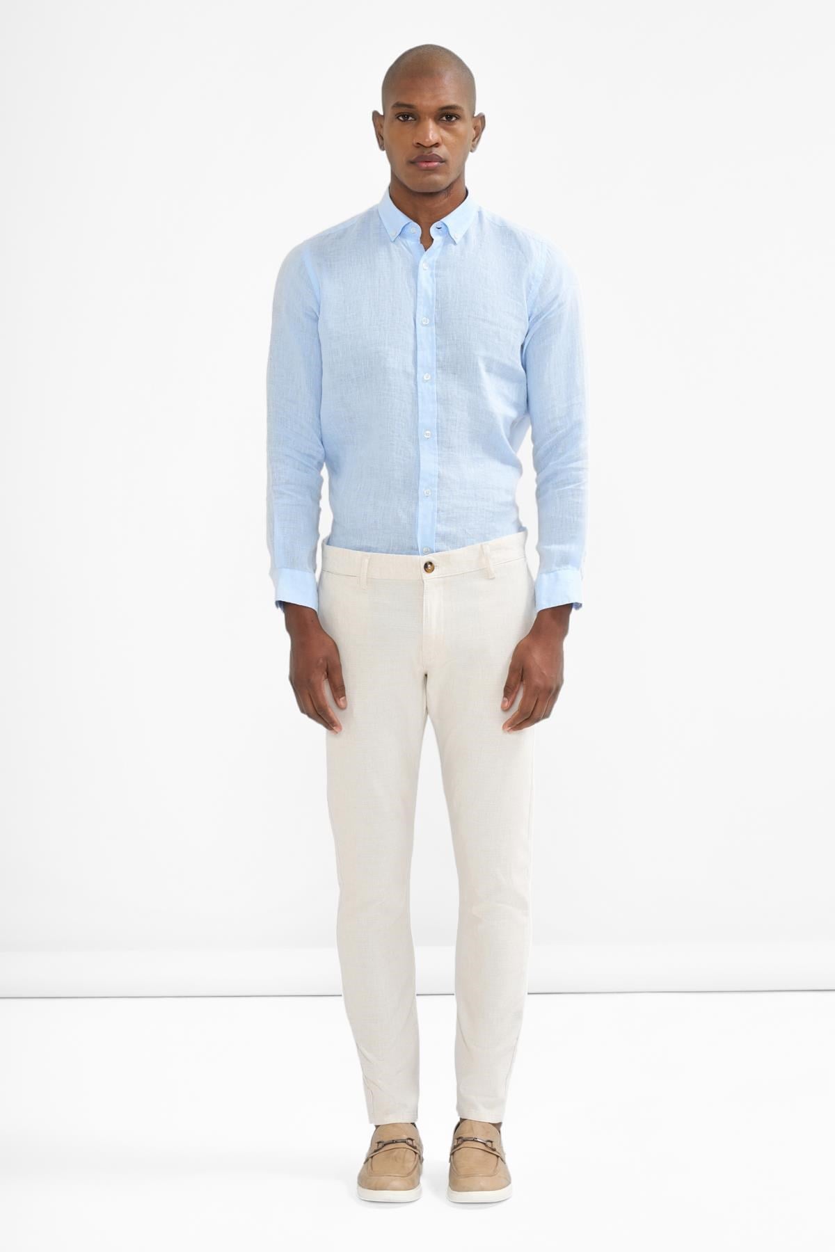 İntersivin Krem Pantolon - HNRT-02