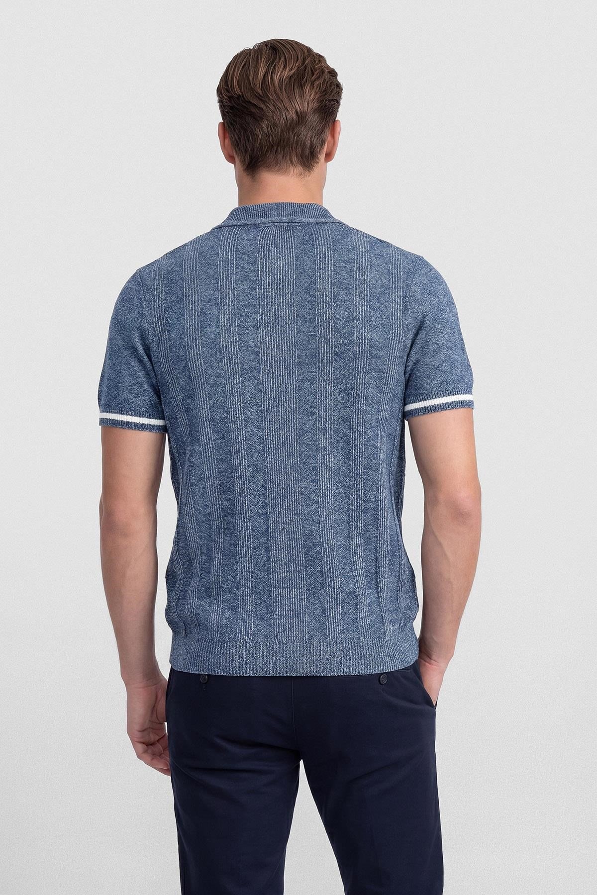 İntersivin Lacivert Polo Yaka T-shirt - CY-1913