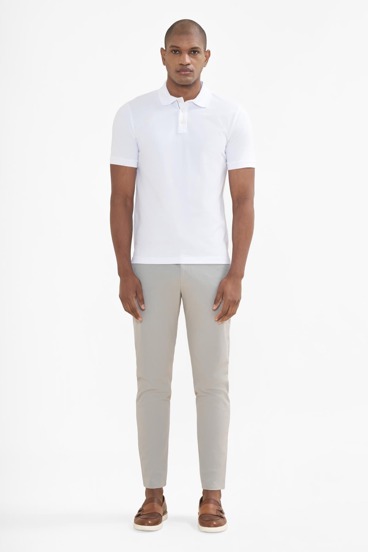 İntersivin Polo Yaka Beyaz Tshirt - SD-01