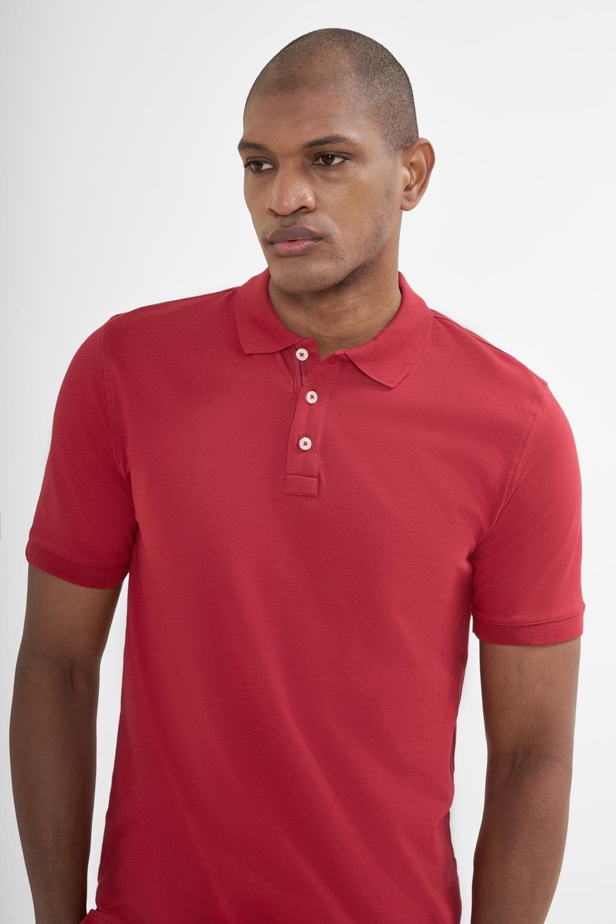İntersivin Polo Yaka Bordo Tshirt - SD-01
