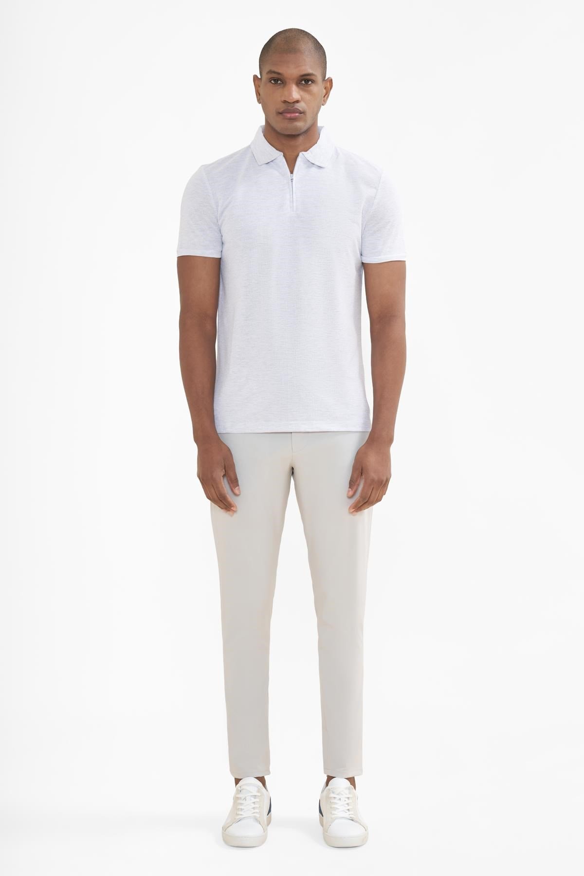 İntersivin Polo Yaka Gri Tshirt - SD-02