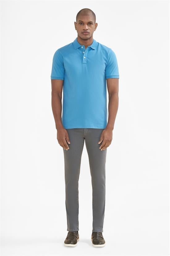 İntersivin Polo Yaka İndigo Tshirt - SD-01