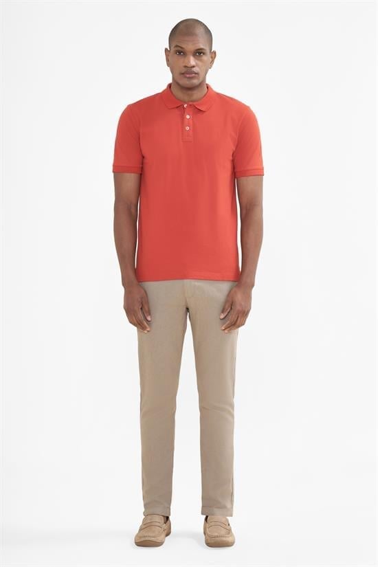 İntersivin Polo Yaka Kiremit Tshirt - SD-01