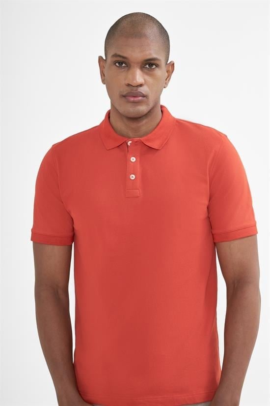 İntersivin Polo Yaka Kiremit Tshirt - SD-01
