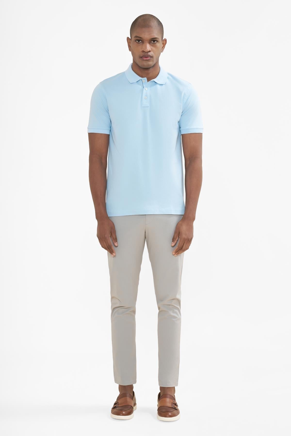 İntersivin Polo Yaka Mavi Tshirt - SD-01
