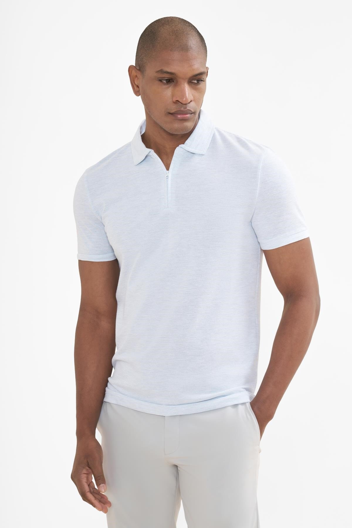 İntersivin Polo Yaka Mavi Tshirt - SD-02