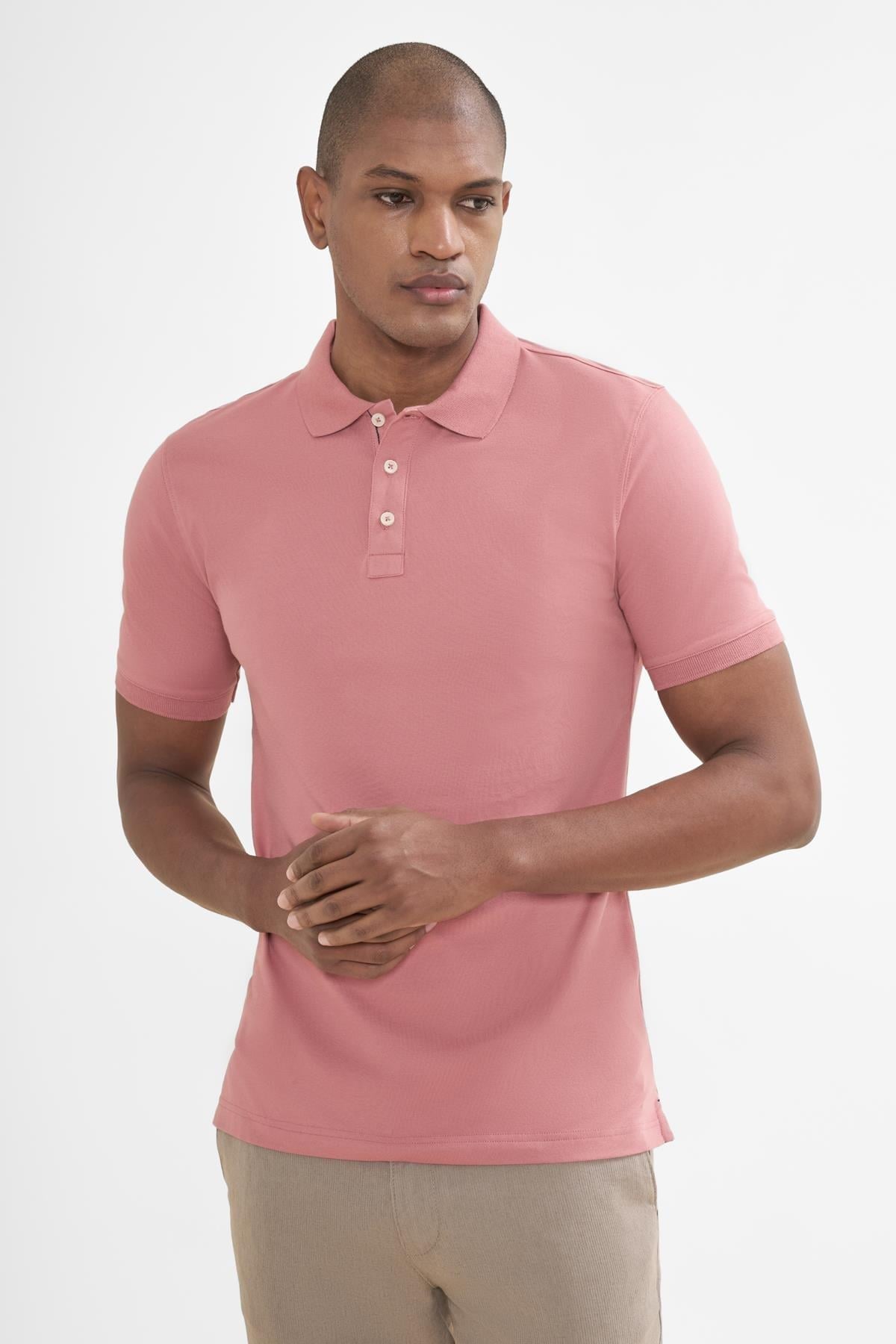 İntersivin Polo Yaka Pudra Tshirt - SD-01