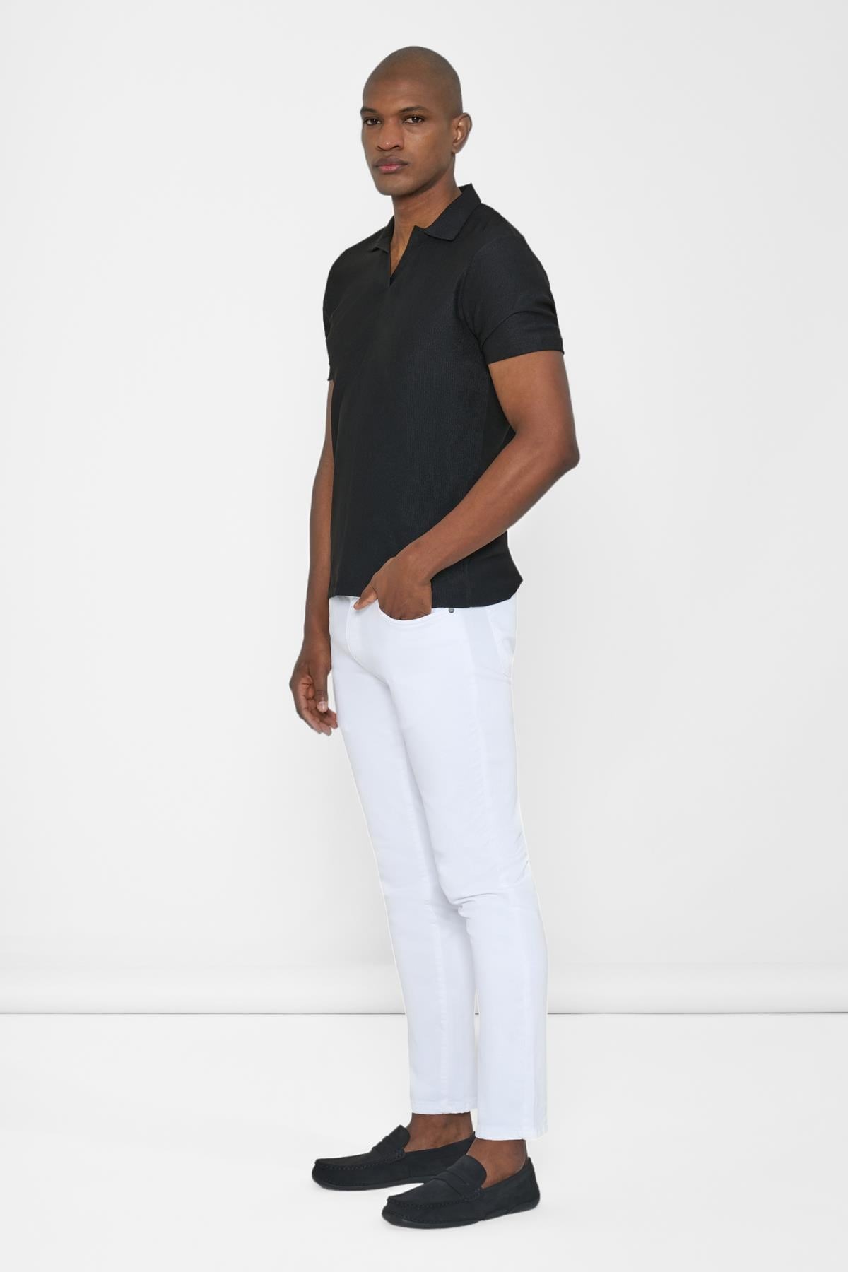 İntersivin Polo Yaka Siyah Tshirt - SVŞ-01