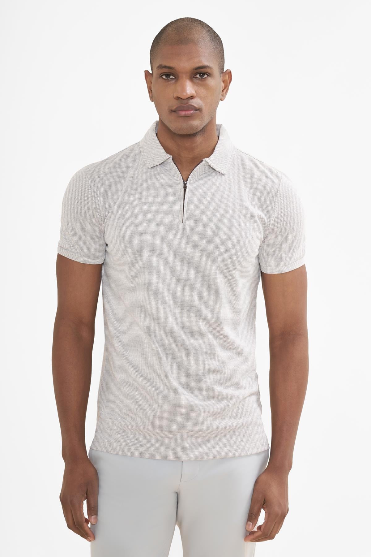 İntersivin Polo Yaka Toprak Rengi Tshirt - SD-02