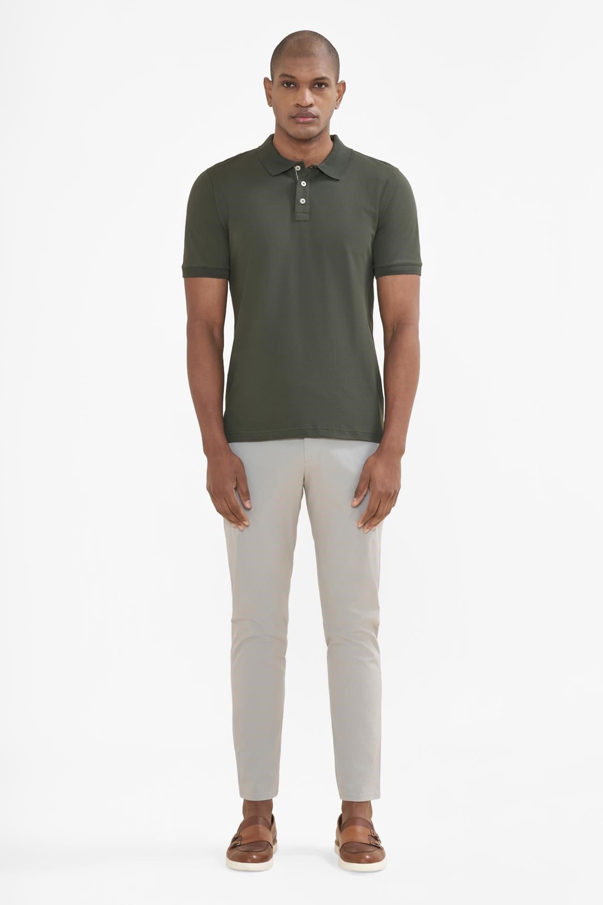 İntersivin Polo Yaka Yeşil Tshirt - SD-01