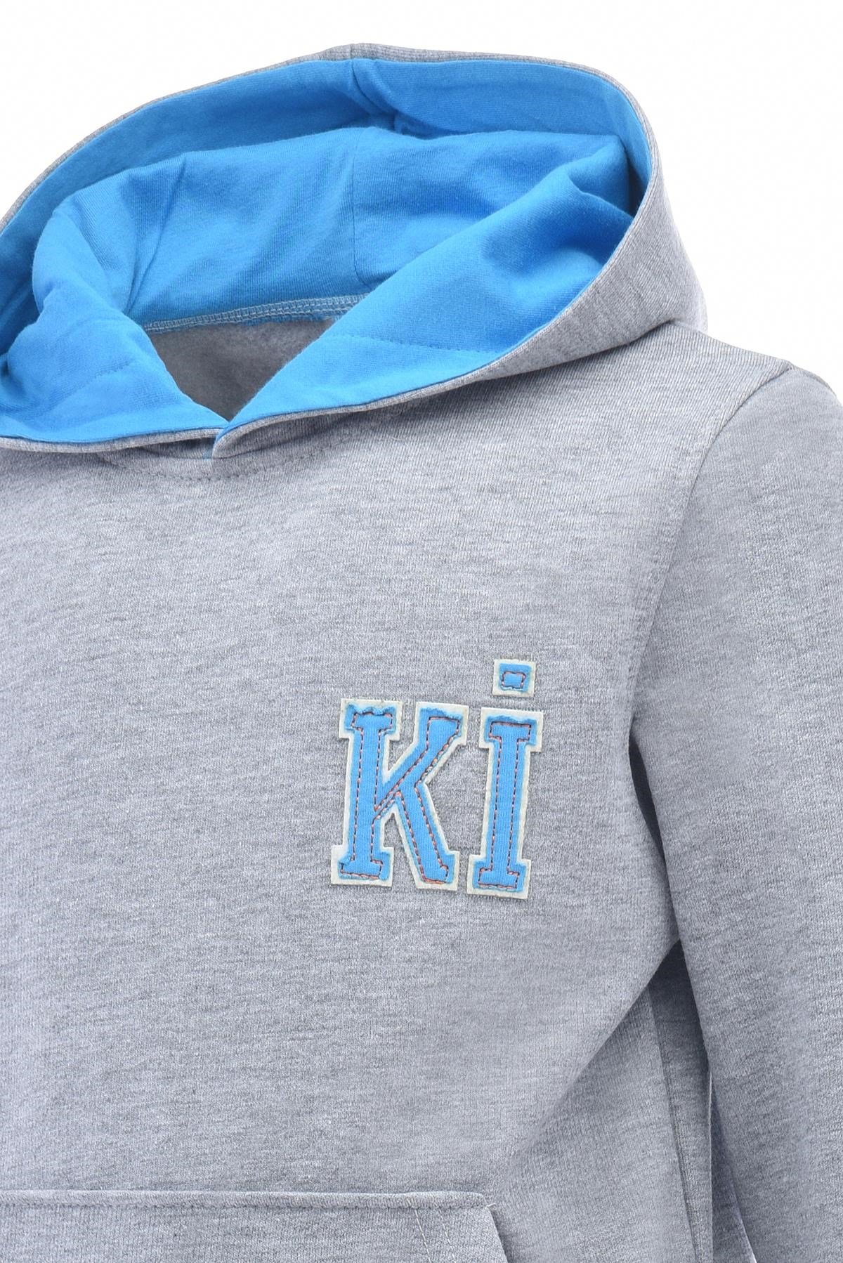 Karaburun İlkokulu Kapüşonlu Gri Sweat (Kız-Erkek)