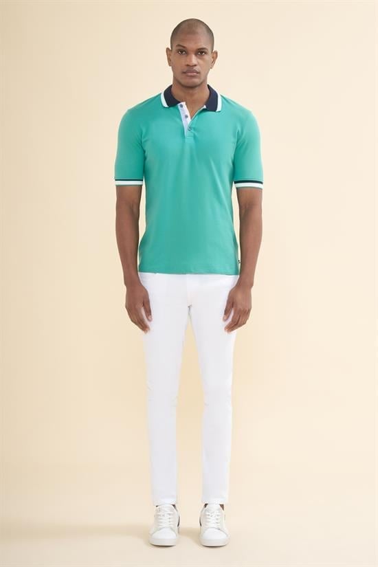 Polo Yaka Mint Tshirt - İBR-01
