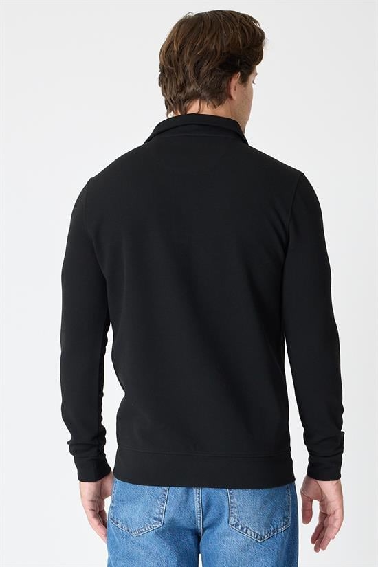 Polo Yaka Sweatshirt
