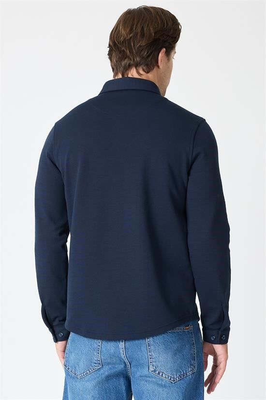 Slim Fit Basic Likralı Gömlek
