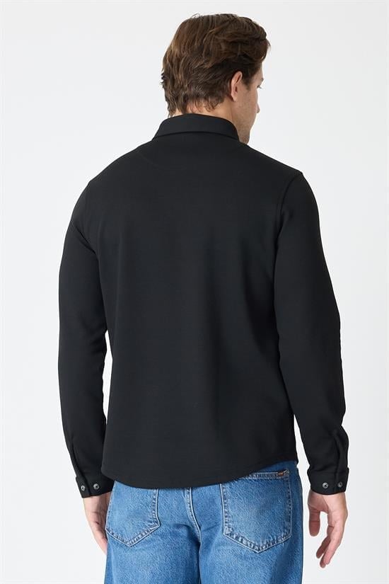 Slim Fit Basic Likralı Gömlek