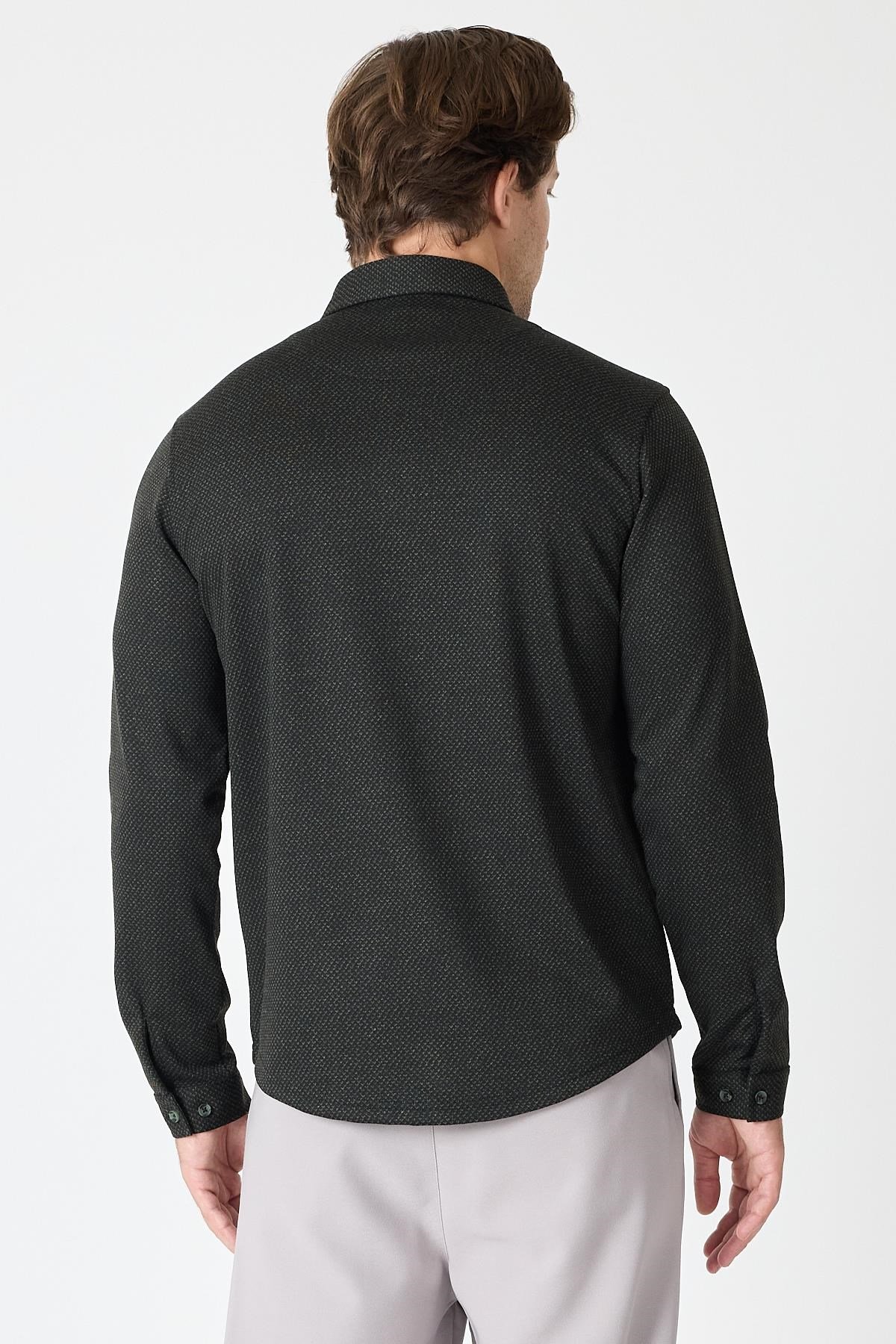 Slim Fit Likralı Gömlek