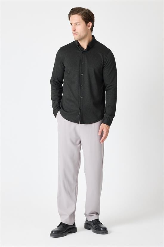 Slim Fit Likralı Gömlek