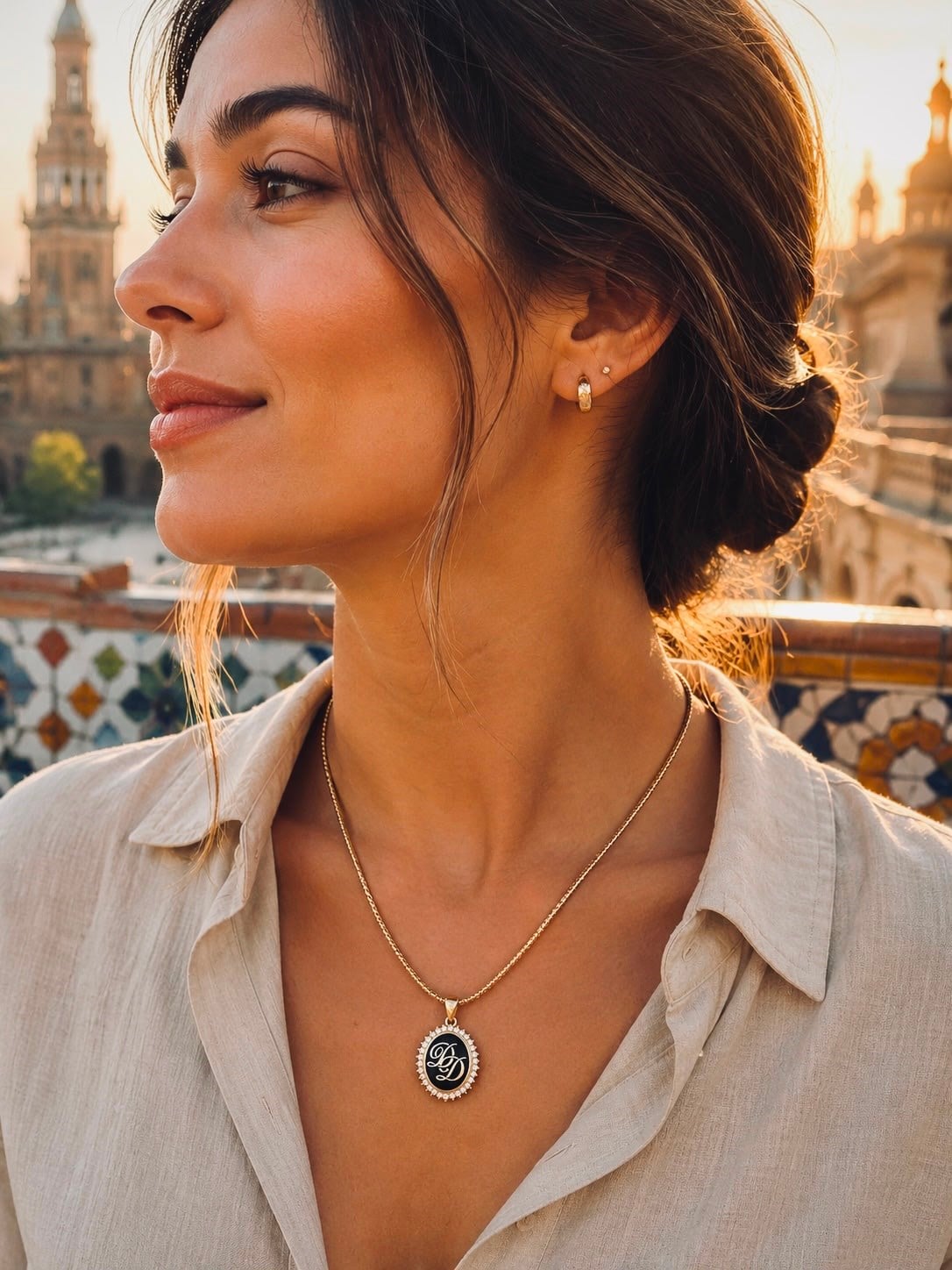 Valeria Kolye (Altın Kaplama)
