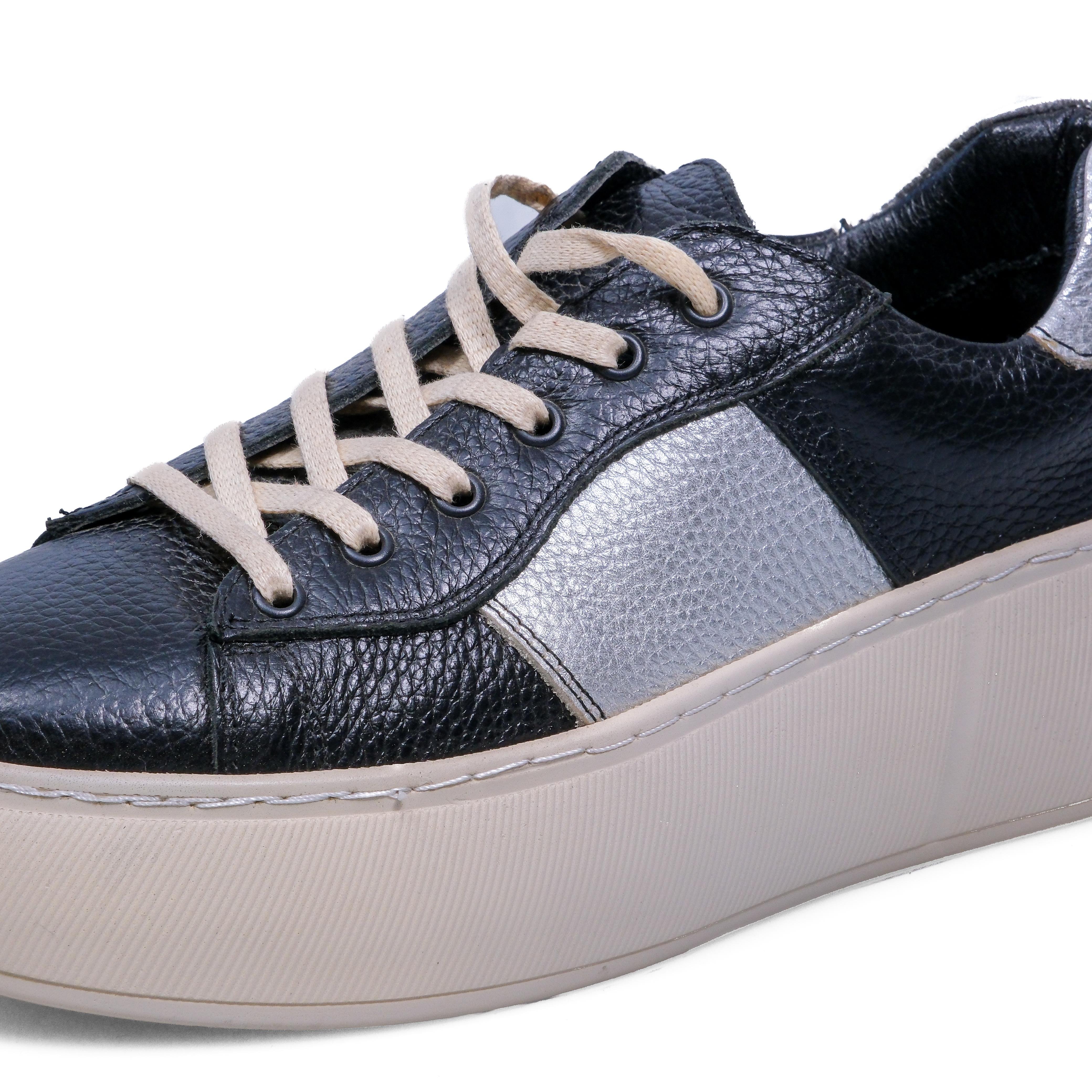 Motta Hakiki Deri Siyah Sneaker