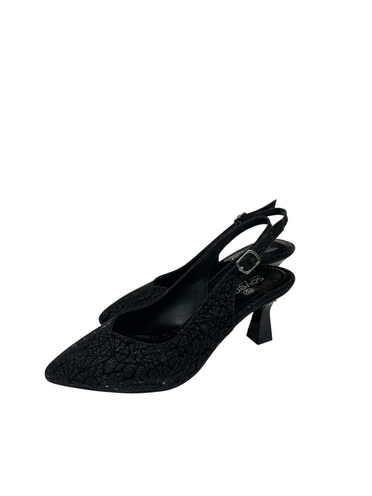 revna taş detaylı stiletto