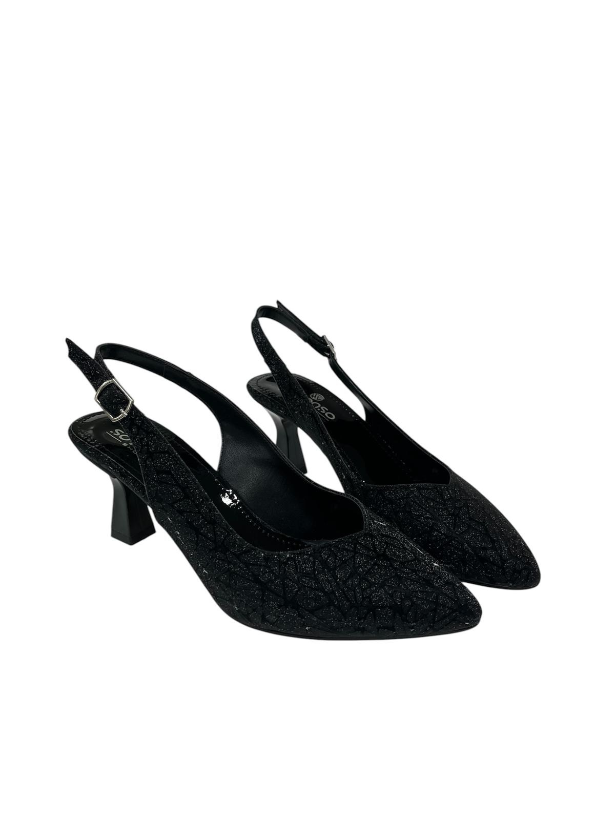 revna taş detaylı stiletto