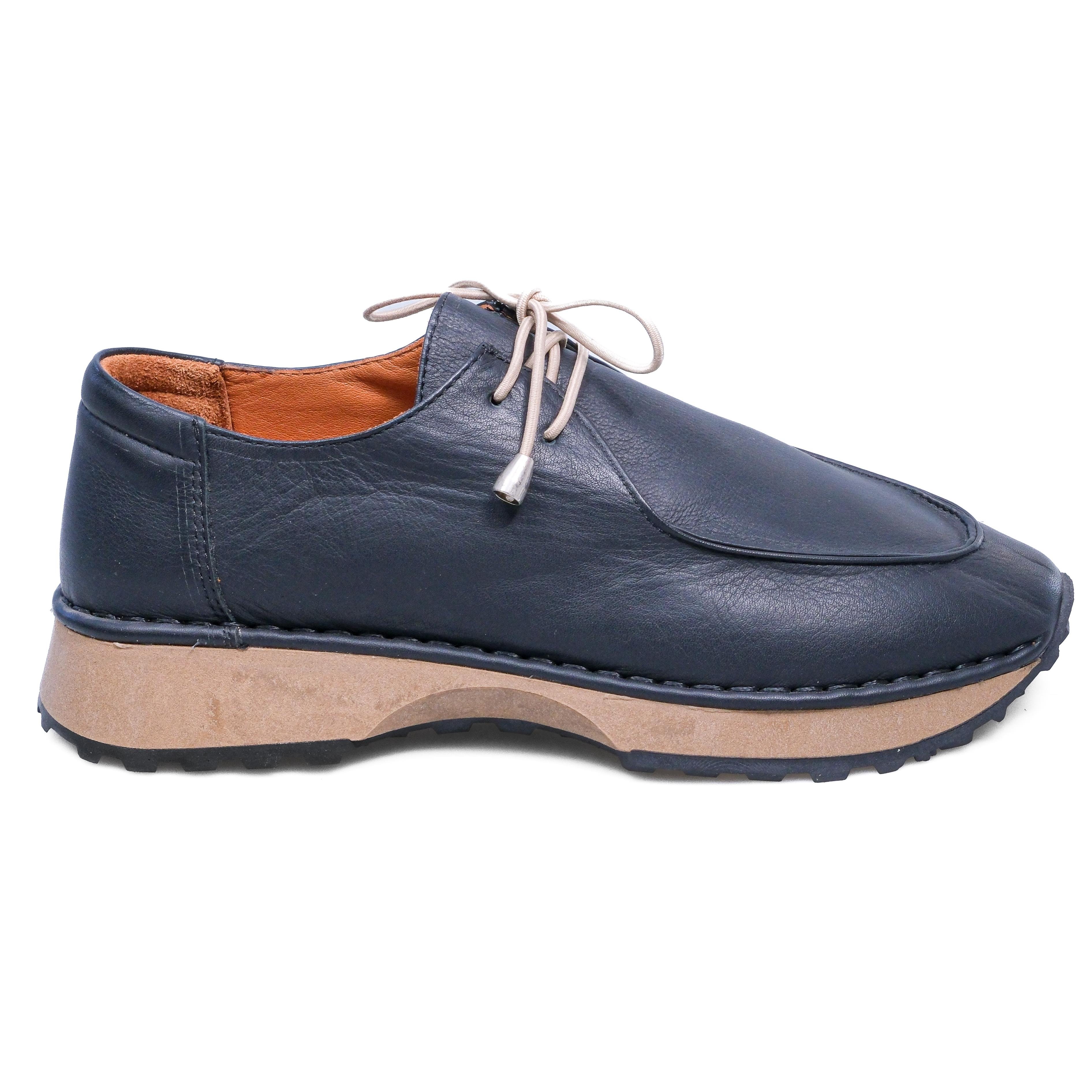 Warpi Hakiki Deri Siyah Sneaker