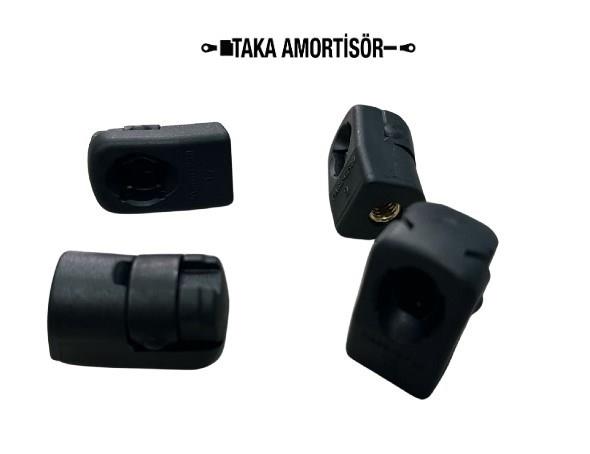 AÇILI Bagaj Amortisör Montaj Mafsalı Plastik Bağlantı Parçası M8 18 EKSEN  4 ADET 
