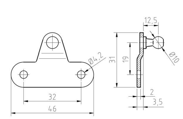 AMORTİSÖR BAĞLANTI MONTAJ BRAKETİ 4 ADET