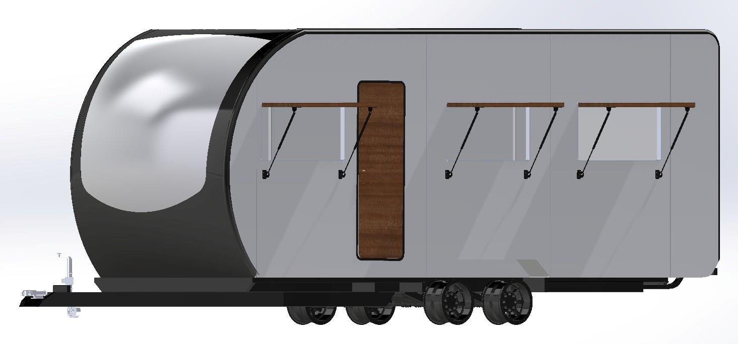 BÜFE KARAVAN  AMORTİSÖR MONTAJ BRAKETİ DIŞA DOĞRU 2 ADET 