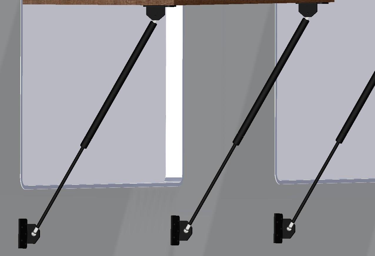 BÜFE KARAVAN  AMORTİSÖR MONTAJ BRAKETİ DIŞA DOĞRU 2 ADET 