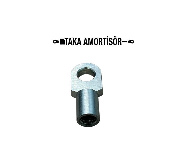 DELİKLİ GAZLI AMORTİSÖR BAŞLIĞI  EYELED M8 DELİK 8,2 EKSEN 25