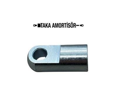 DELİKLİ GAZLI AMORTİSÖR BAŞLIĞI  EYELED M8 DELİK 8,2 EKSEN 25