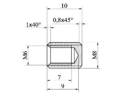 DİŞ METRİK DÖNÜŞTÜRÜCÜ ----M6'dan M8'e dönüştürücü 