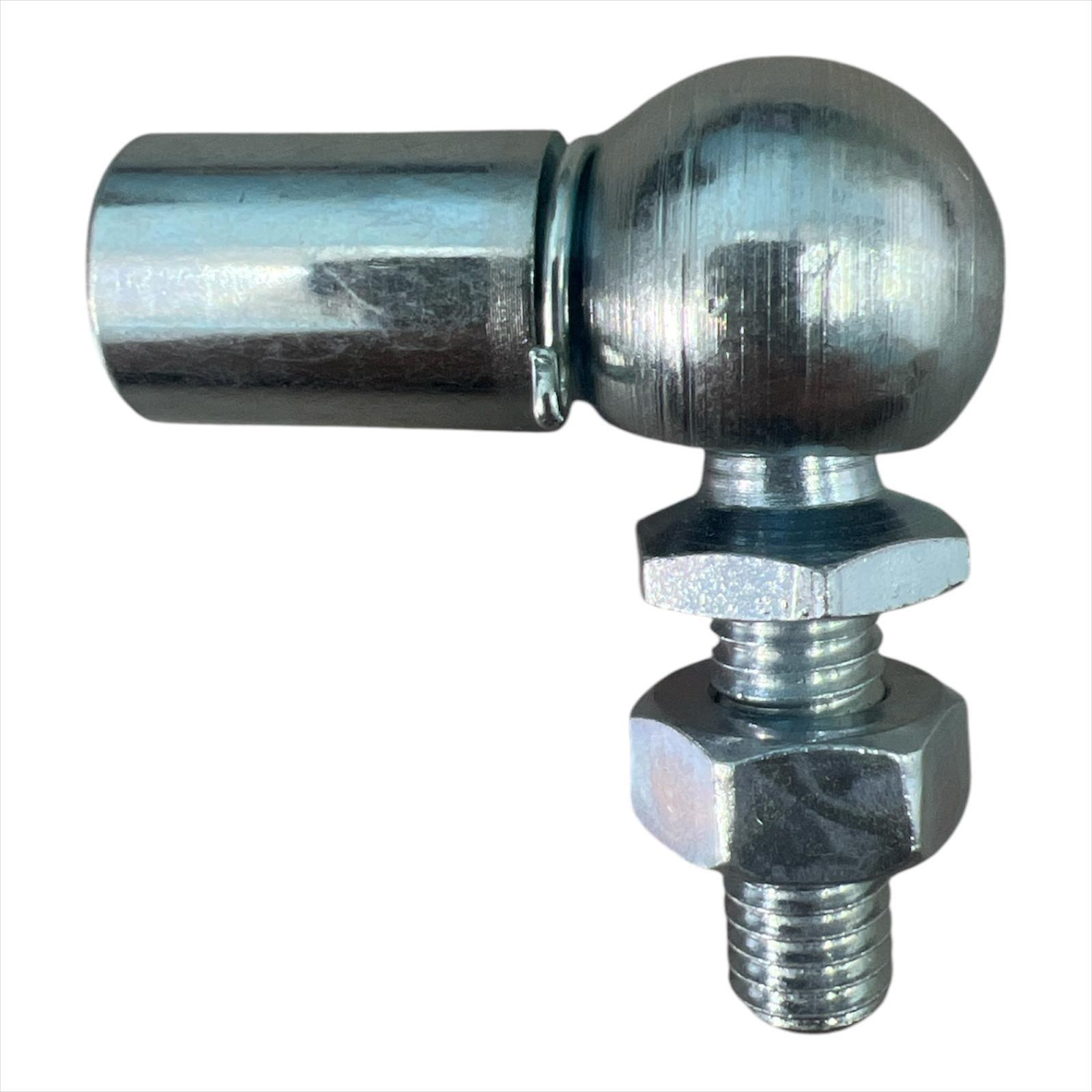 GAZLI AMORTİSÖR BAŞLIĞI KISA  Mafsal DİŞİ M8  ERKEK M10 KÜRE 13 25 EKSEN