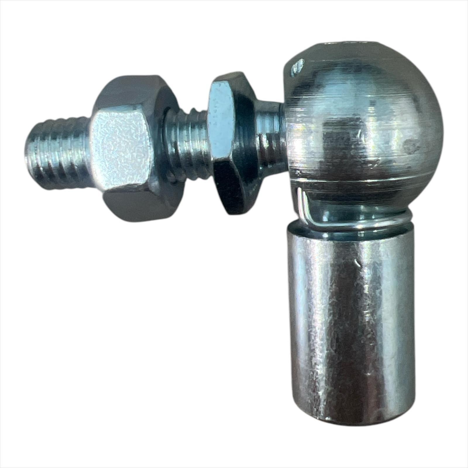 GAZLI AMORTİSÖR BAŞLIĞI KISA  Mafsal DİŞİ M6  ERKEK M8 KÜRE 10 18 EKSEN