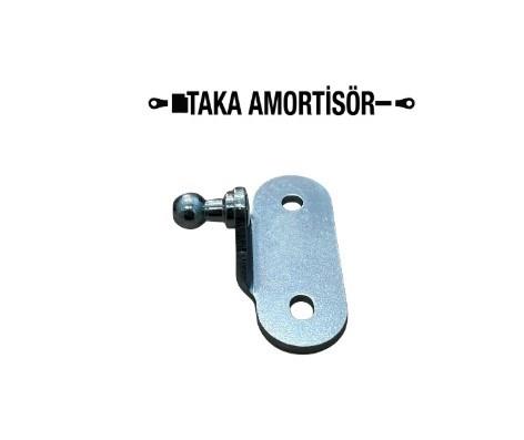 Gazlı Amortisör Montaj Braketi Küre 10  90 DERECE DIŞA DOĞRU