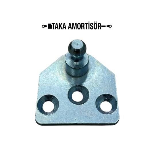 Gazlı Amortisör Montaj Braketi Küre 10-3 DELİKLİ HAVŞALI