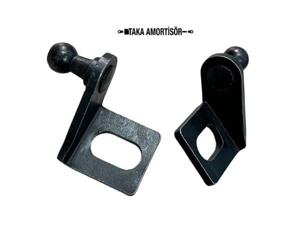 Gazlı Amortisör Montaj Braketi Küre 10  SİYAH KAPLAMA SAĞ SOL