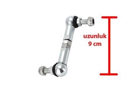 M6 Mafsallı Bağlantı Rotu 9 cm – Gazlı Amortisör Bağlantı Kolu | Taka Amortisör