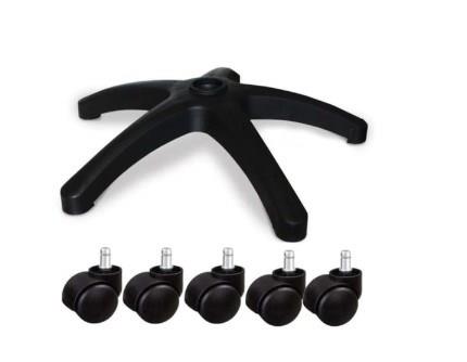 Ofis Koltuğu Yıldız Ayağı TEK Kollu  Mekanizma SETİ PLASTİK AYAKLI