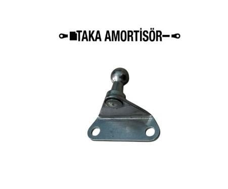 PASLANMAZ 316 GAZLI AMORTİSÖR BAĞLANTI BRAKETİ 90 DERECE DIŞA DOĞRU