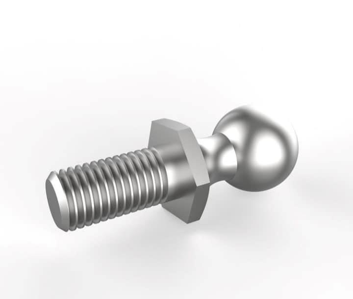 PASLANMAZ  316 Gazlı Amortisör Başlığı  Kürebaş 4 Adet KÜRE8 M5