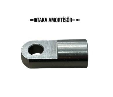 PASLANMAZ DELİKLİ GAZLI AMORTİSÖR BAŞLIĞI  EYELED M10  DELİK 10,2  EKSEN 35