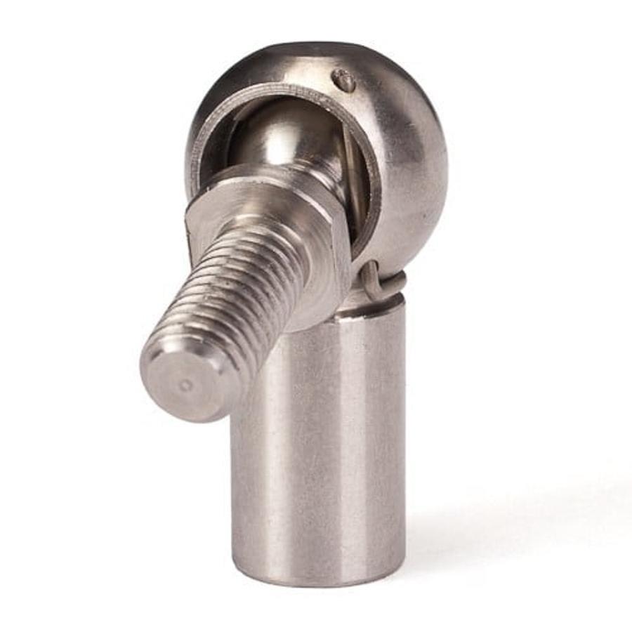 PASLANMAZ GAZLI AMORTİSÖR BAŞLIĞI UZUN  Mafsal  M8 KÜRE 13 25 eksen