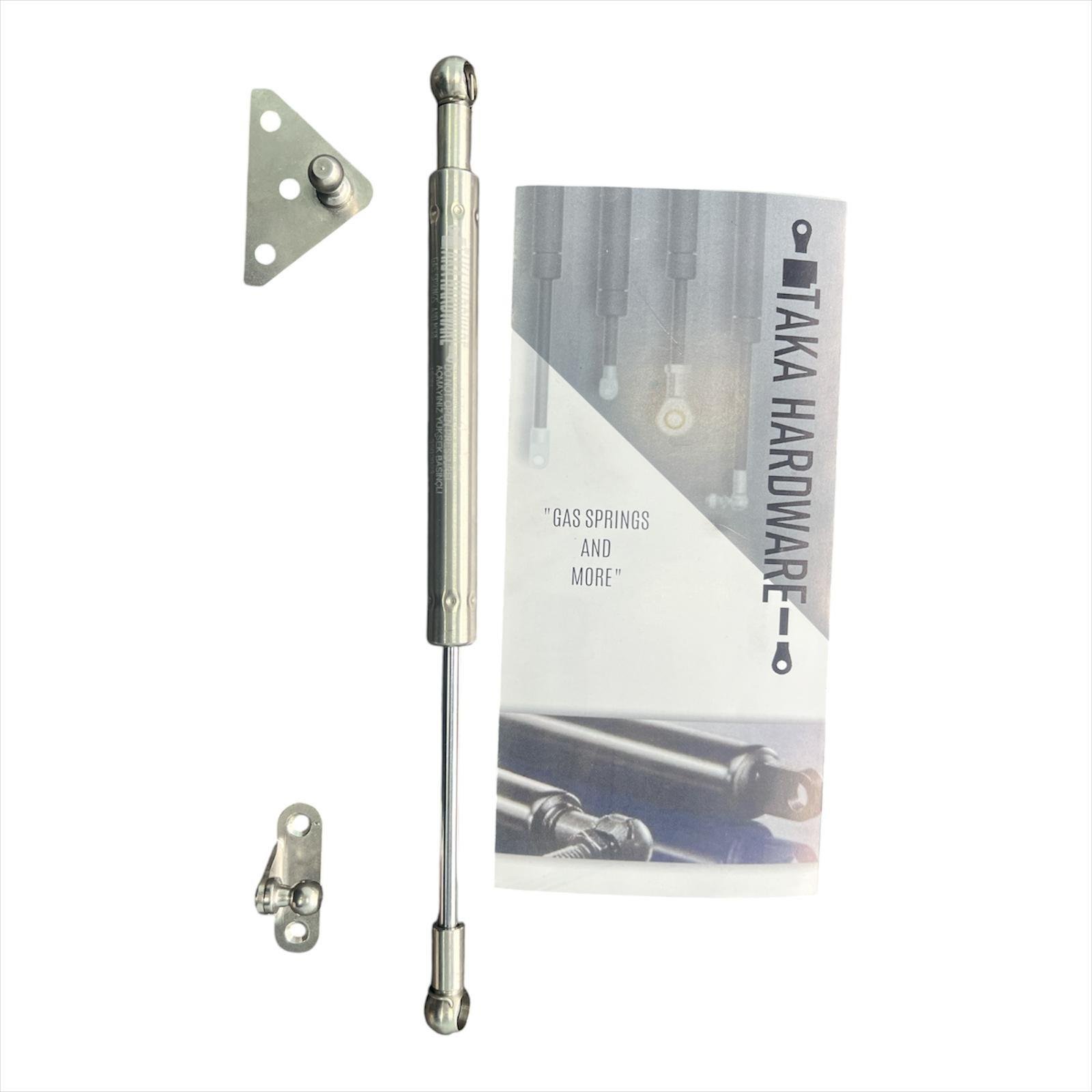 Paslanmaz Gazlı Amortisör Seti Boy 280mm 150n Tekne Ve Karavan