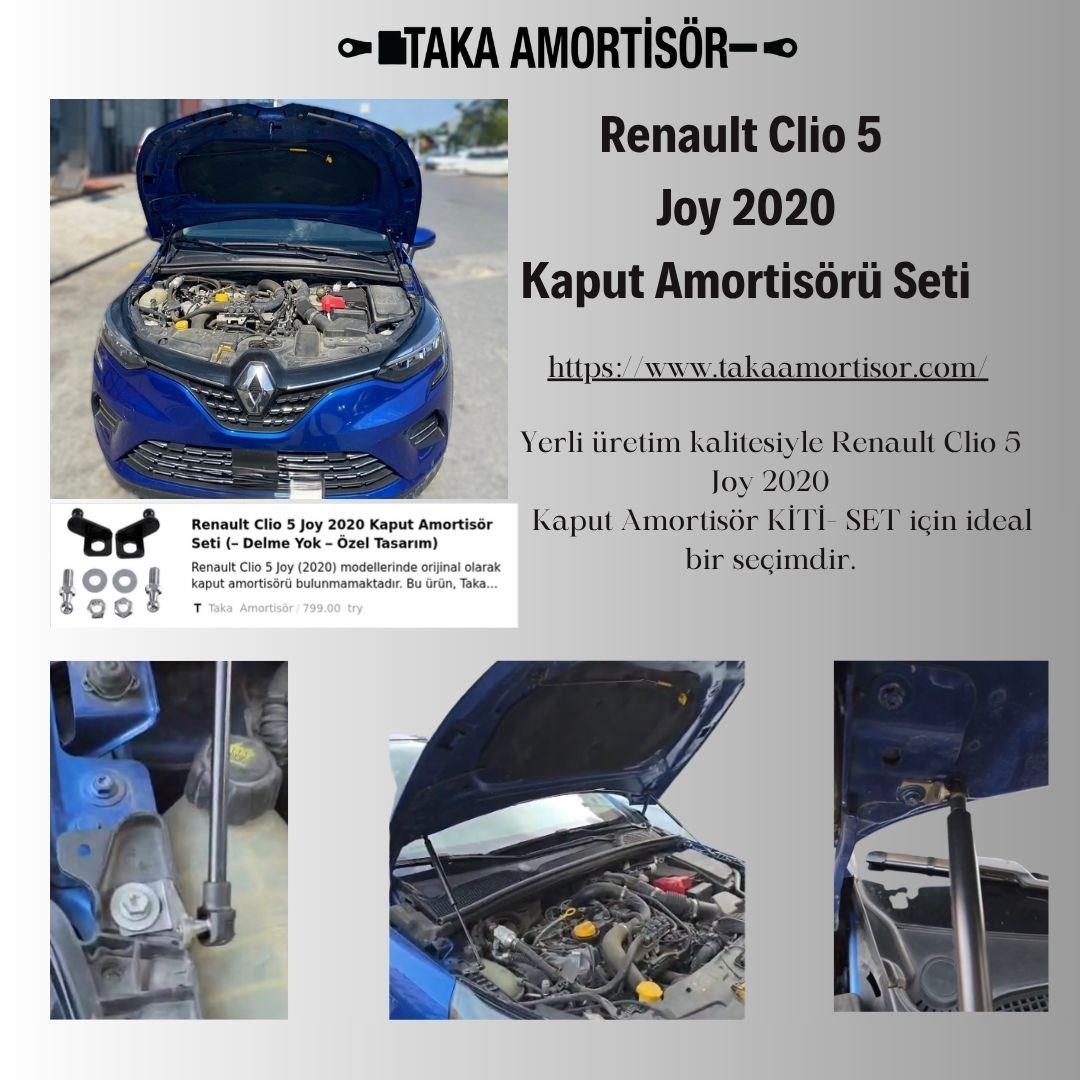 Renault Clio 5 Joy 2020 Kaput Amortisör Seti (– Delme Yok – Özel Tasarım)